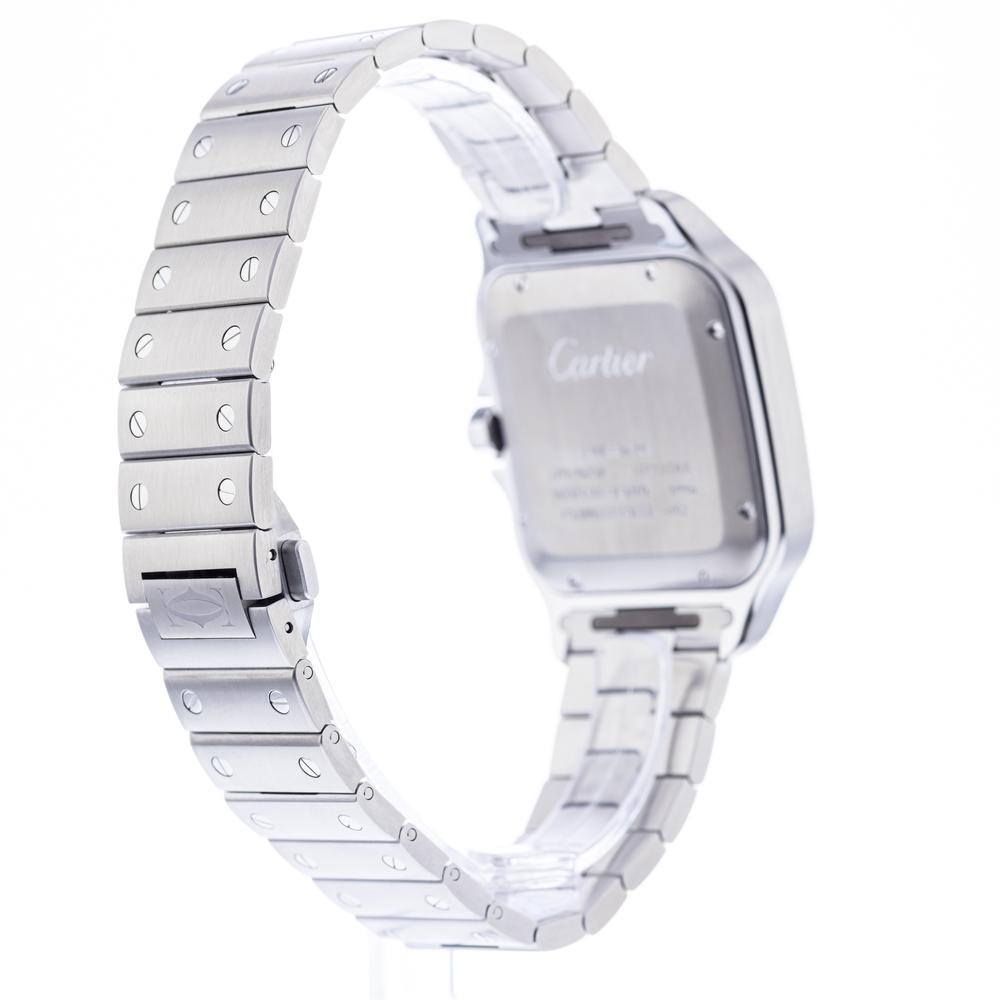 Cartier Santos White Dial Large Model